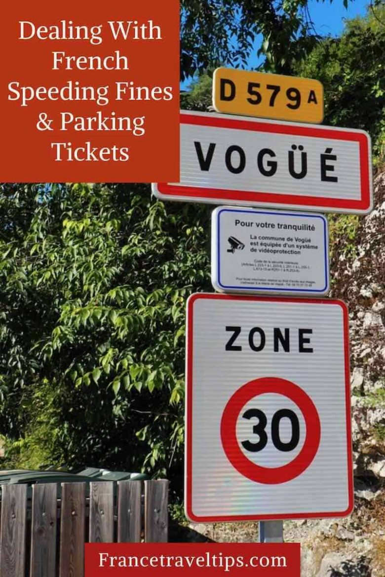 Dealing with French Speeding and Parking Tickets (Pin to Pinterest)