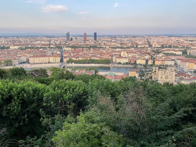 View of Lyon from Fourviere