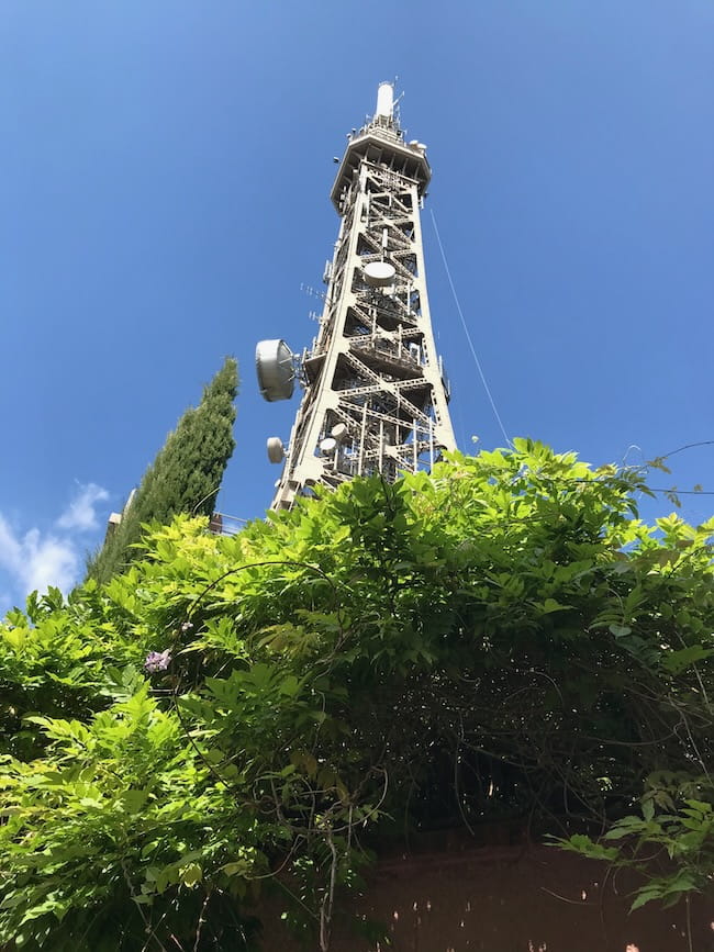 Fourviere metallic tower